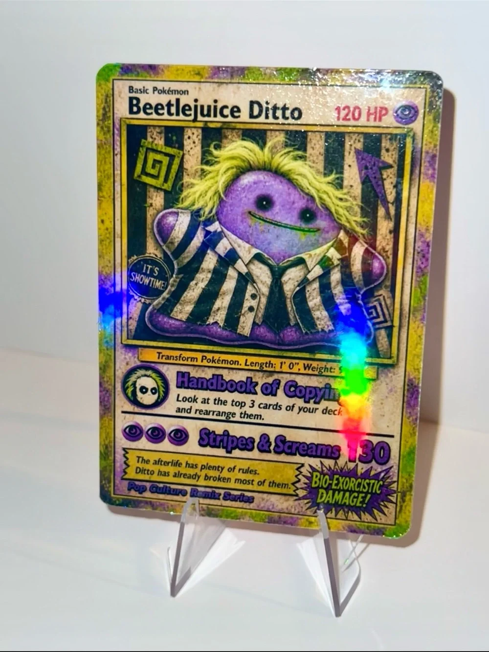 Ditto beetlejuice Pokemon card collectible merch